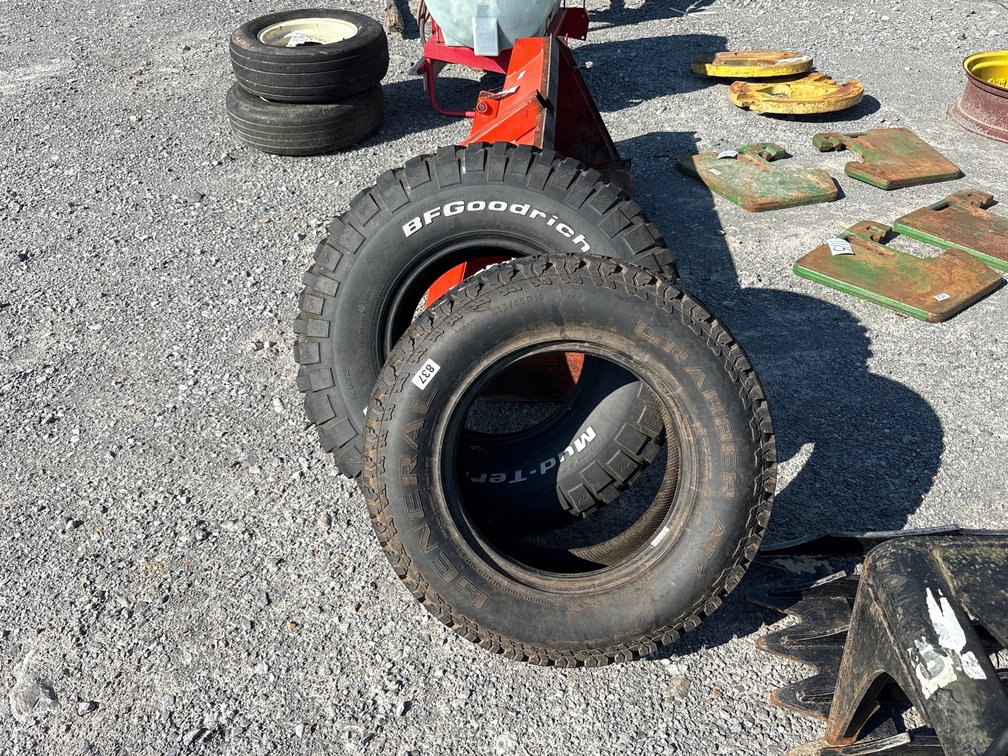 (2) 16” TIRES