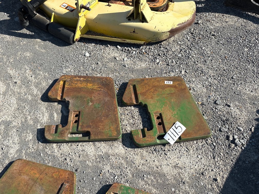 (2) JOHN DEERE FRONT WEIGHTS