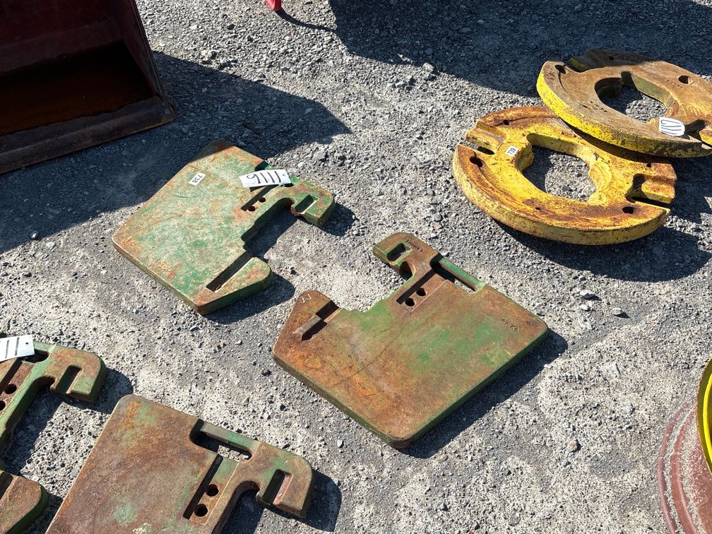(2) JOHN DEERE FRONT WEIGHTS