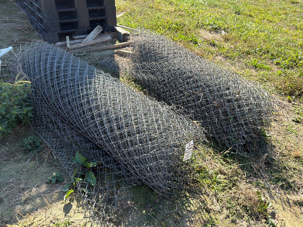 (2) 6’ ROLLS OF CHAIN LINK FENCE