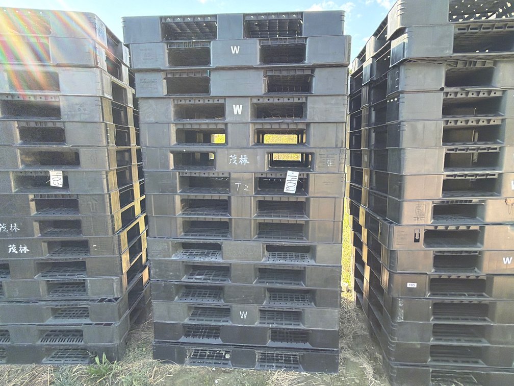 (15) PLASTIC PALLETS