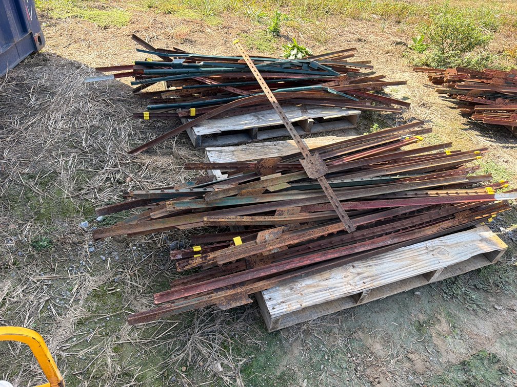 TWO PALLETS  OF T POST