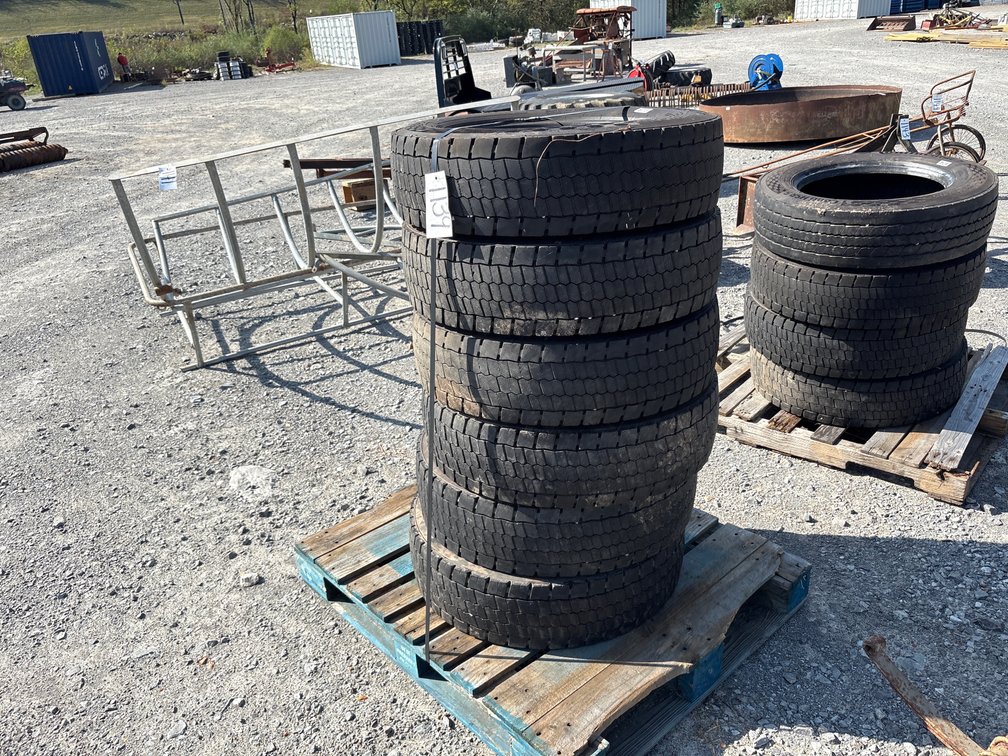 (6) 225/70R19.5 TIRES