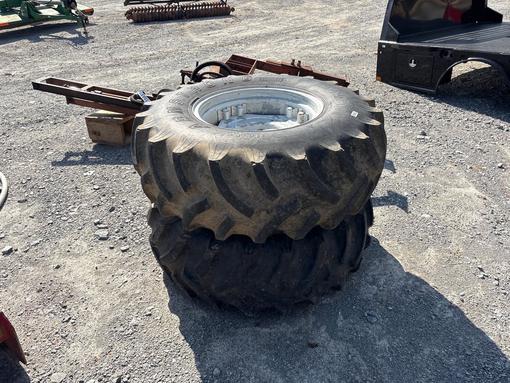 (2) 16.9-24 FORD RIMS & TIRES