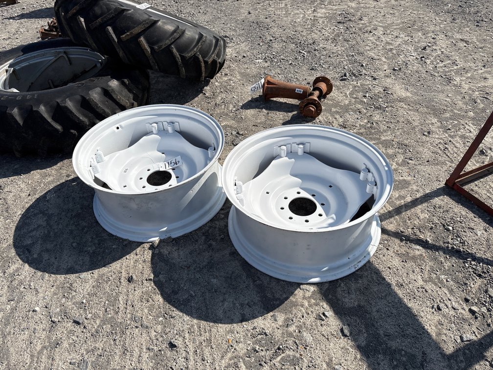 (2) FORD TRACTOR RIMS, 12-28