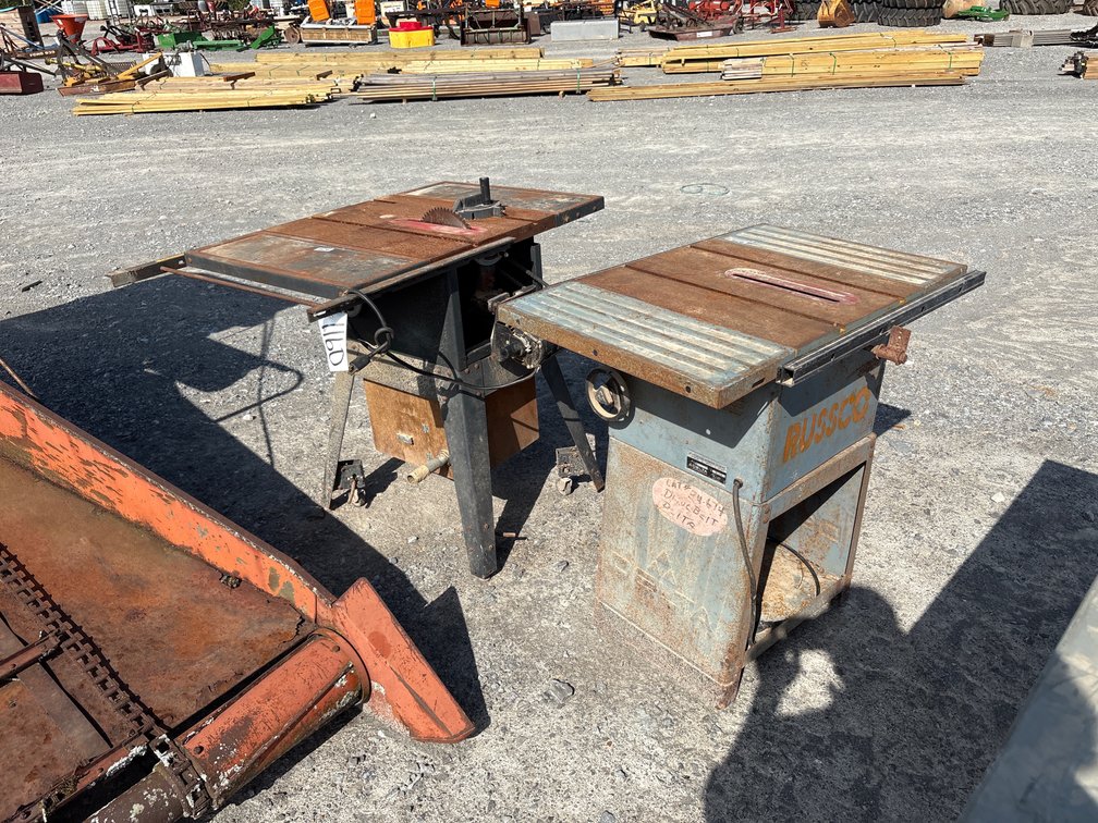 (2) TABLE SAWS