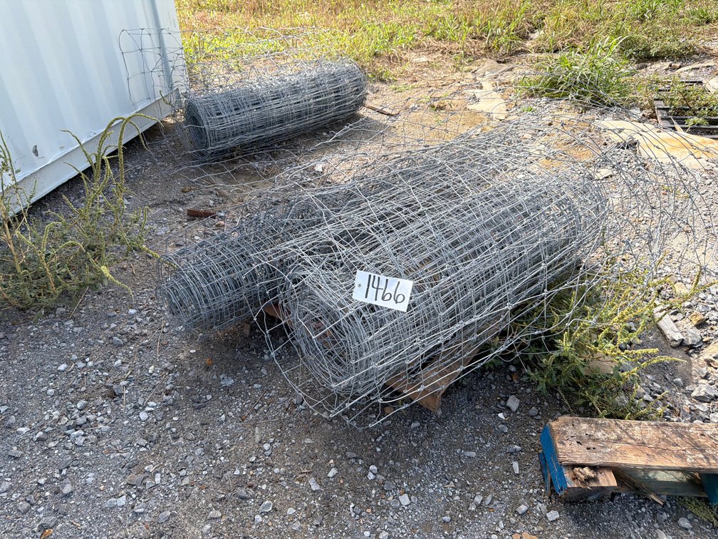 (3) PARTIAL ROLLS OF WIRE FENCING