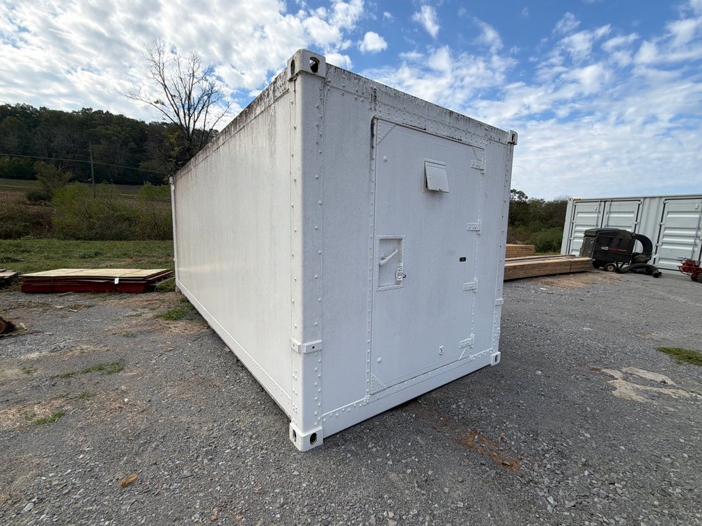 OFFICE CONTAINER WITH A/C UNIT 95”X236” X 8FT