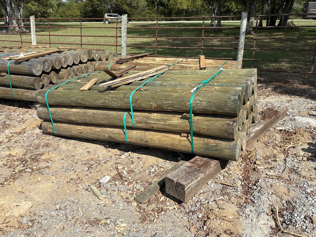 (18) 8” x 8’ TREATED POST