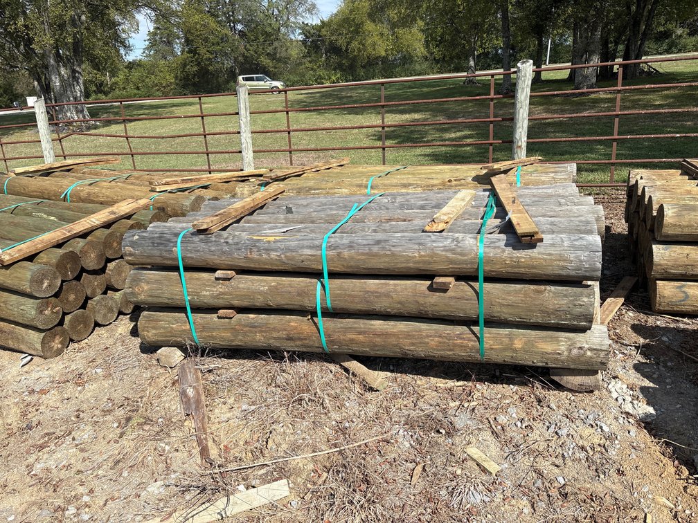 (18) 8” x 8’ TREATED POST