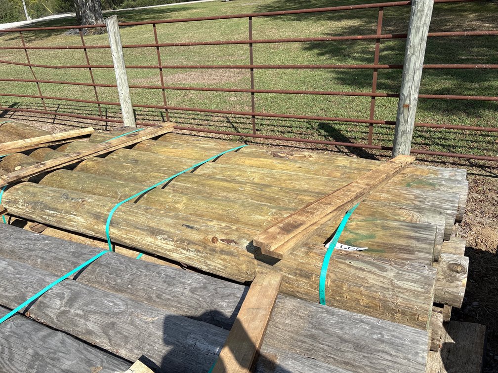 (18) 8” x 8’ TREATED POST