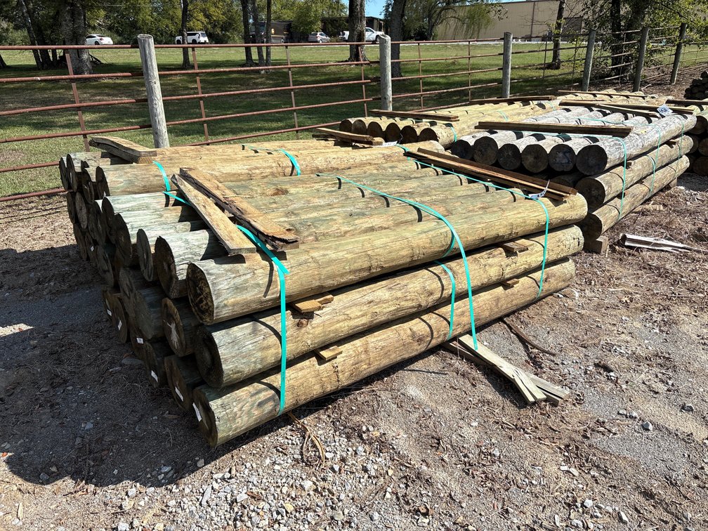 (18) 8” x 8’ TREATED POST