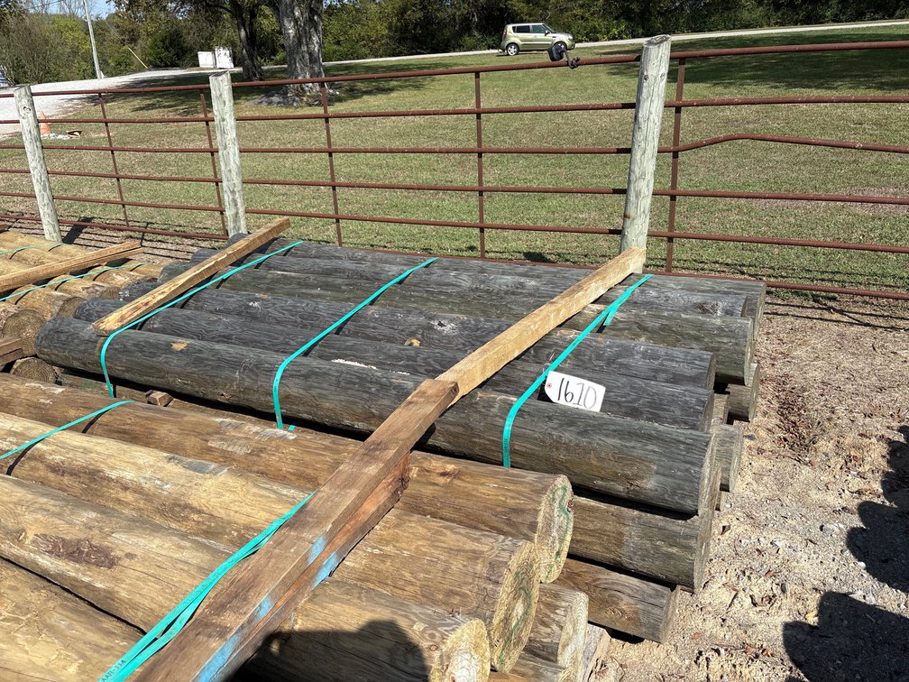 (18) 8” x 8’ TREATED POST