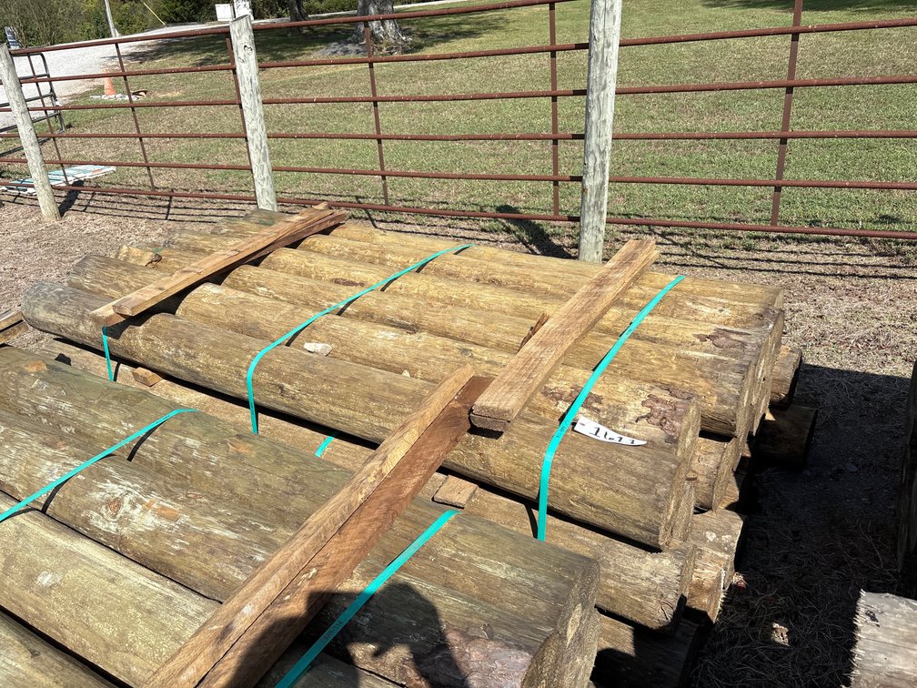 (18) 8” x 8’ TREATED POST