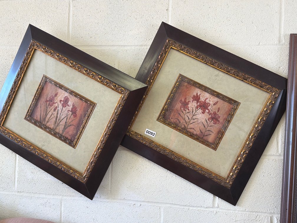 TWO FRAMED PRINTS