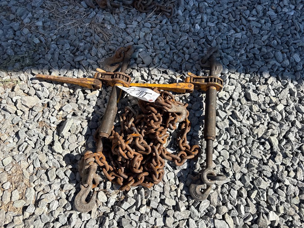 (1) CHAIN AND (2) RATCHET BINDERS