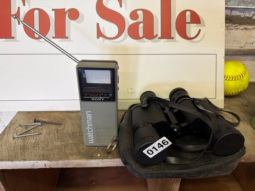 TASCO BINOCULARS & SONY WATCHMAN