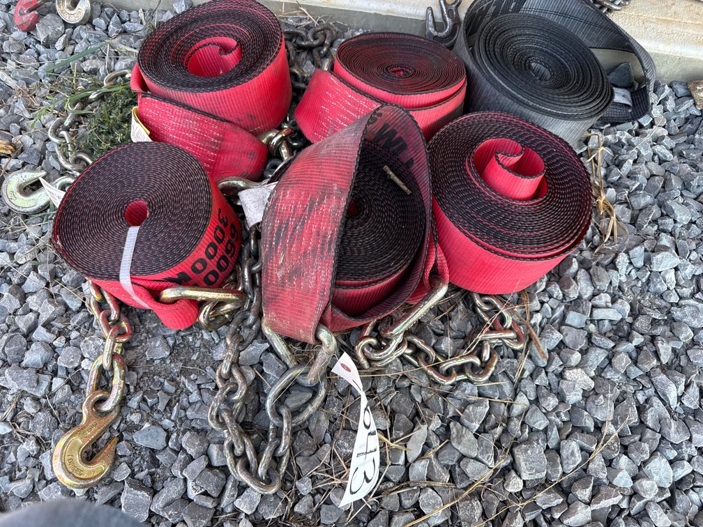 (6) 4” TIE DOWN STRAPS