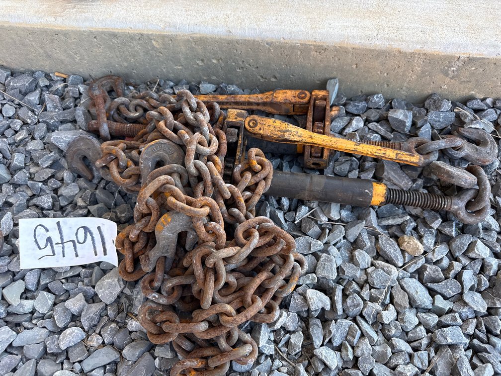 (1) CHAIN AND (2) RATCHET BINDERS