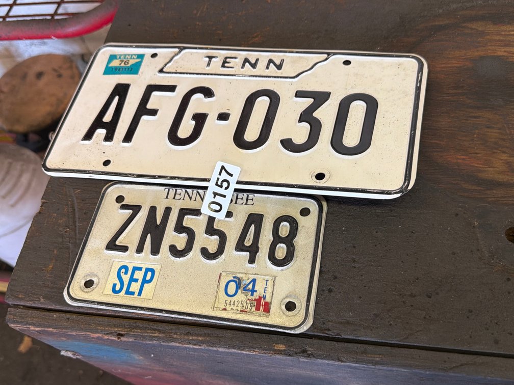 TN LICENSE PLATE & MOTORCYCLE PLATE