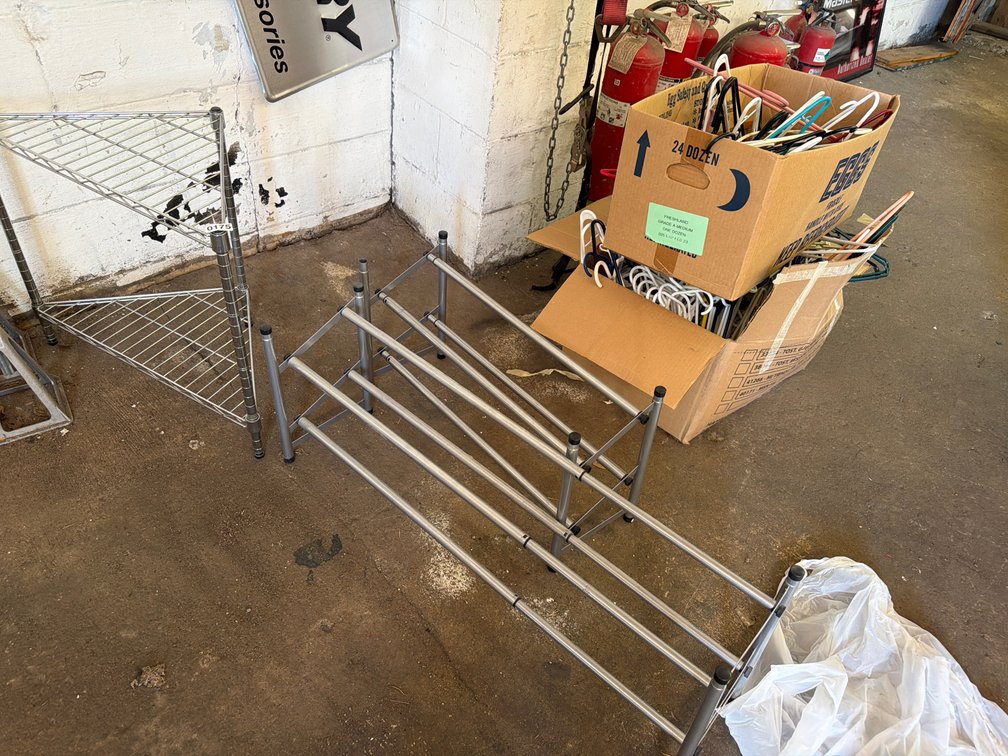 SHOE RACKS & TWO-TIER SHELF