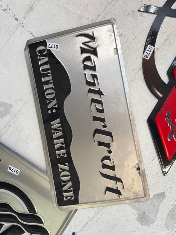 MASTERCRAFT SIGN