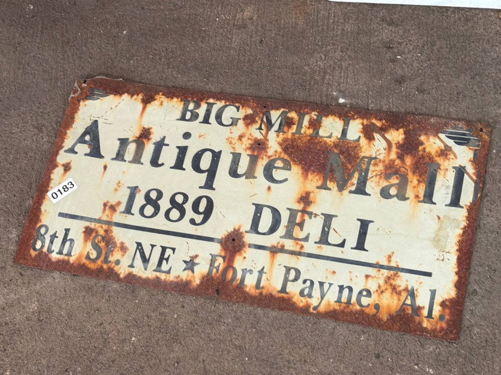 BIG MILL ANTIQUE MALL SIGN