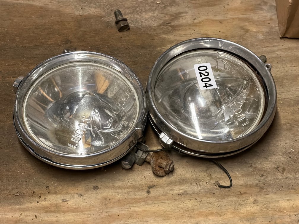 TWO VINTAGE LIGHTS