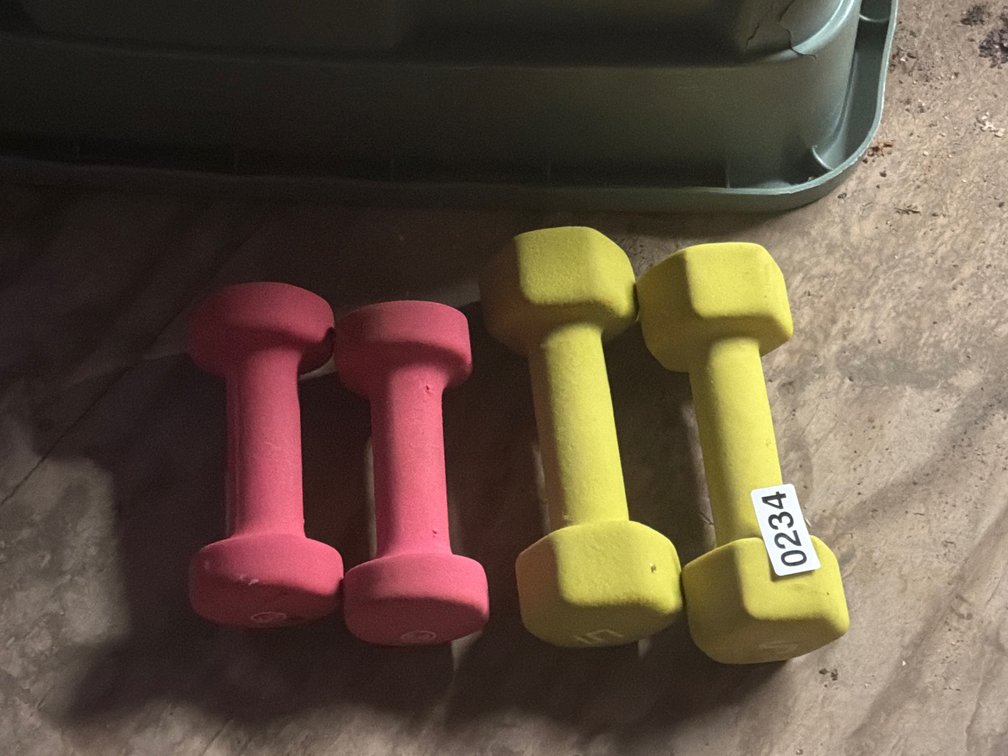 TWO SETS OF WEIGHTS