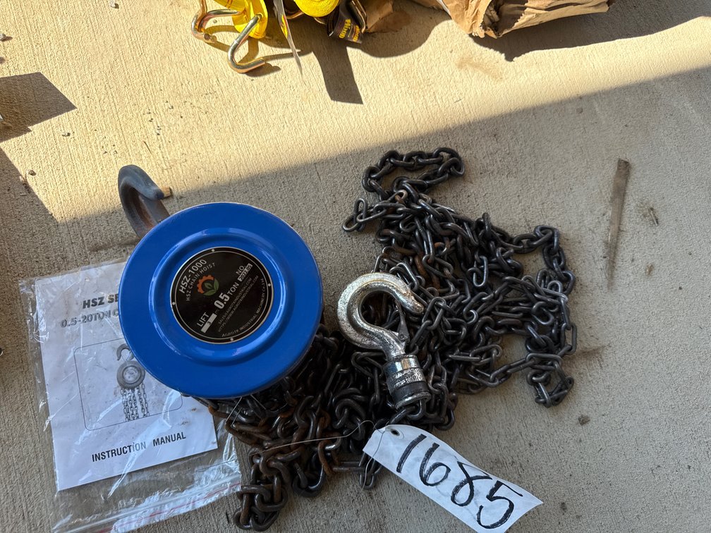 1/2 TON CHAIN HOIST