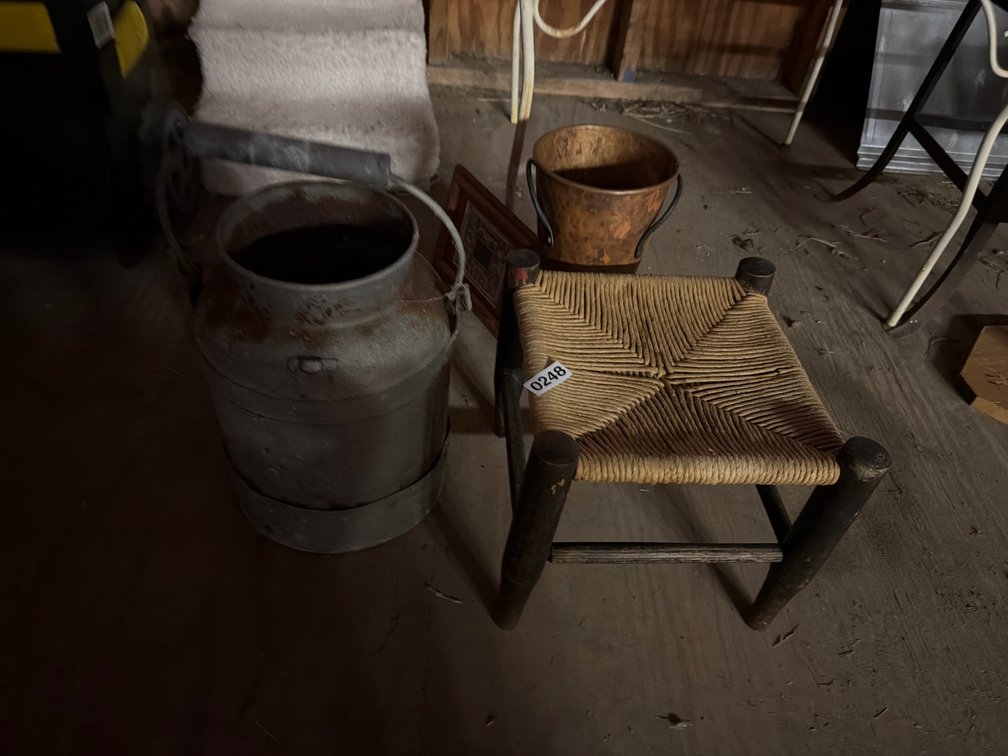 STOOL , VASE , ETC