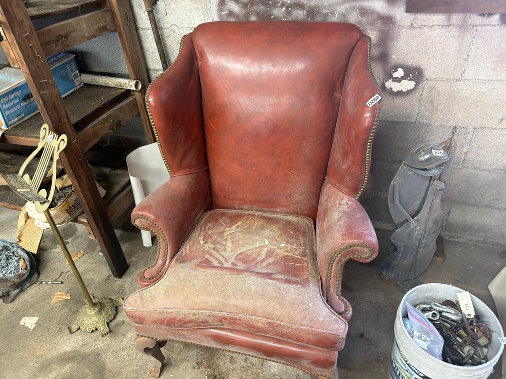 RED ARM CHAIR