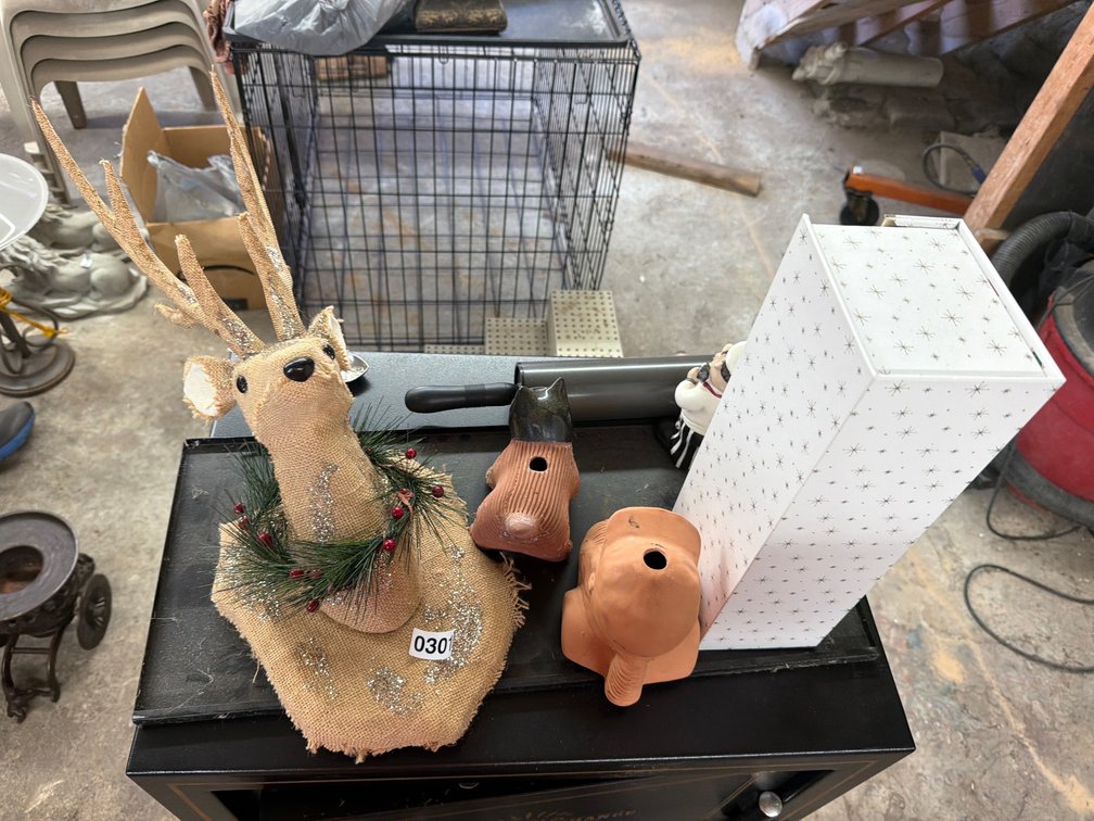 ROLLING PIN, DEER DECOR, ETC.