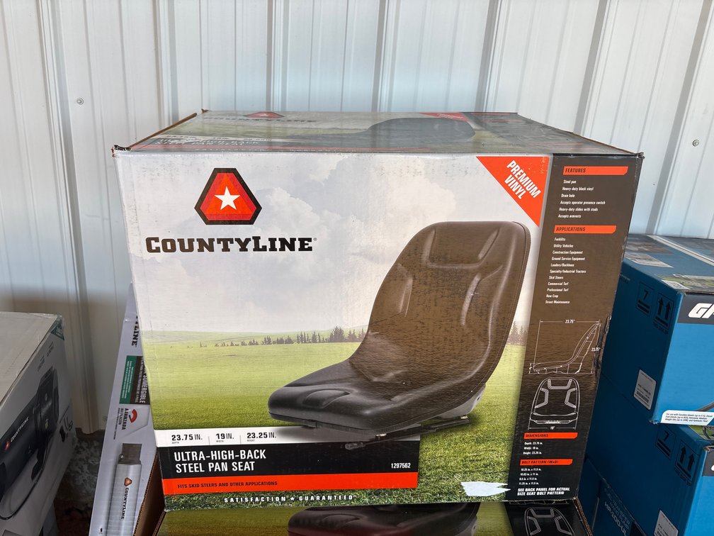 COUNTY LINE ULTRA HIGH BACK STEEL PAN SEAT
