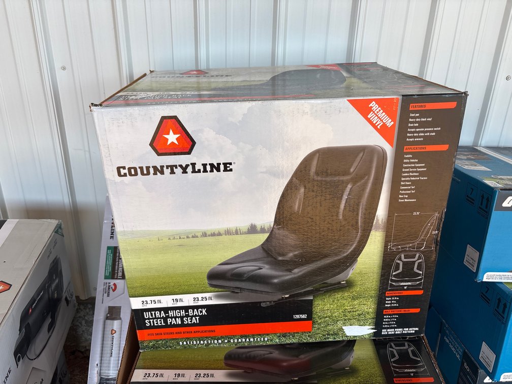 COUNTY LINE ULTRA HIGH BACK STEEL PAN SEAT