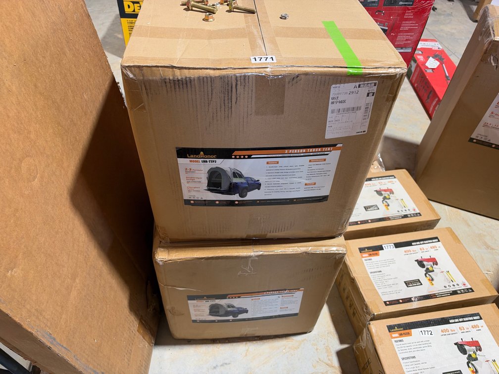(2) TWO PERSON TRUCK TENTS