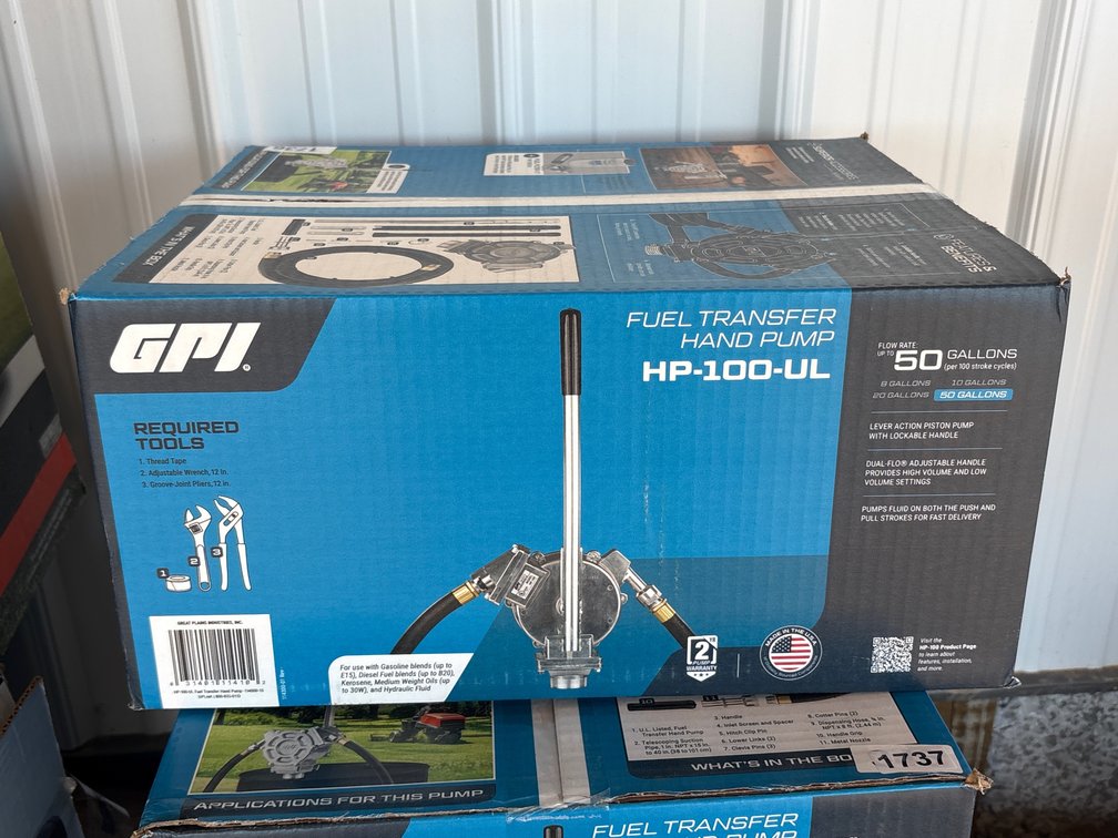 GPI FUEL TRANSFER HAND PUMP