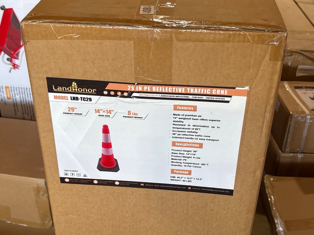 (10) 29” TRAFFIC CONES