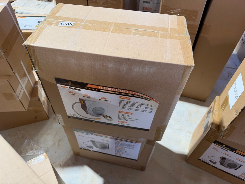 RETRACTABLE AIR HOSE AND EXTENSION CORD