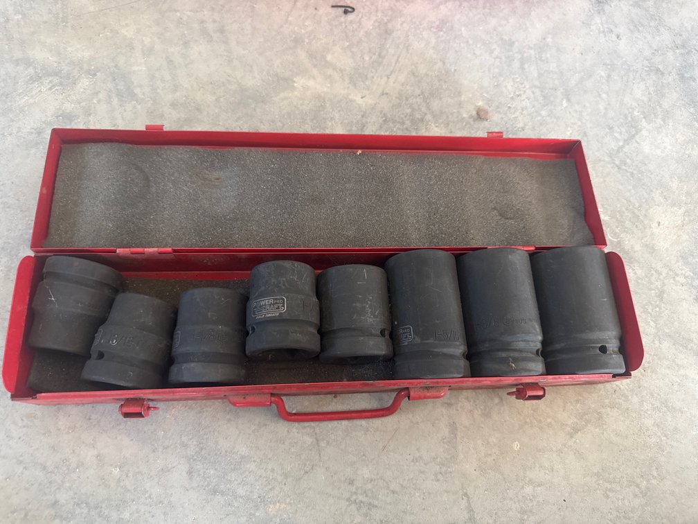 1” IMPACT SOCKET SET