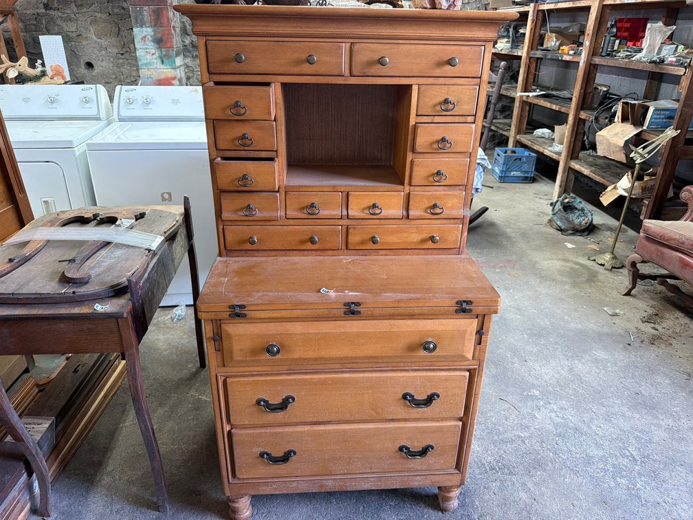 DAVIS CABINET CO. APOTHECARY SECRETARY DESK