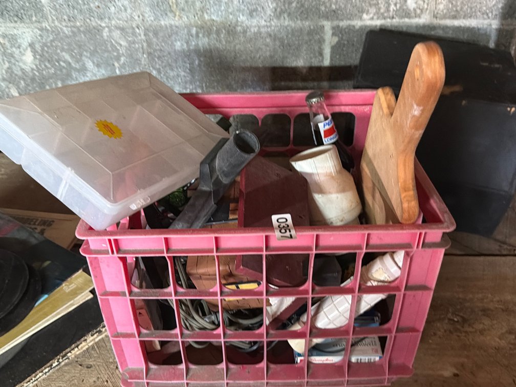 CRATE OF MISC
