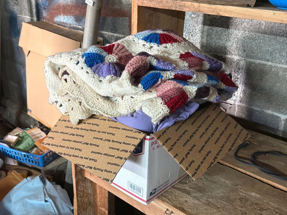 CROCHETED BLANKETS, ETC.