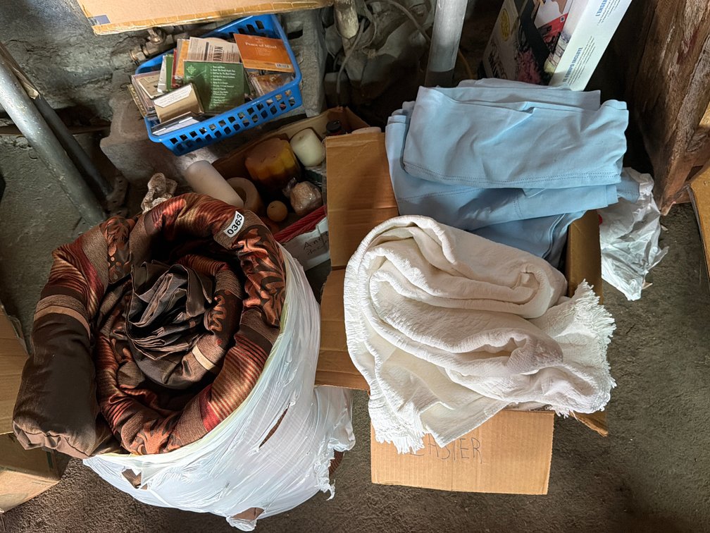 LINENS, CANDLES, CD’S, ETC.