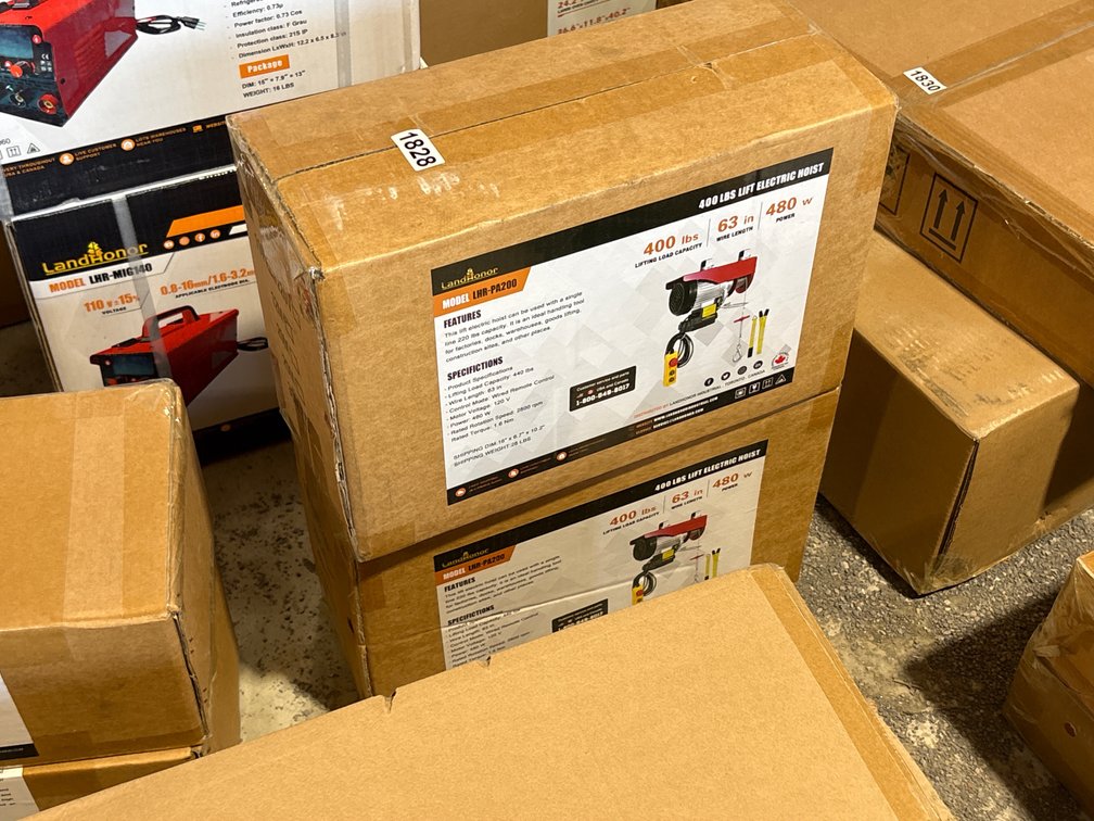 (2) ELECTRIC HOIST