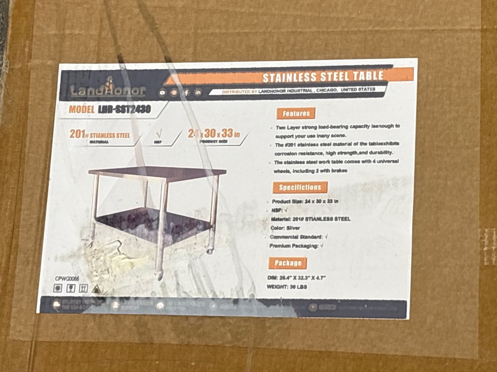 (2) TABLES