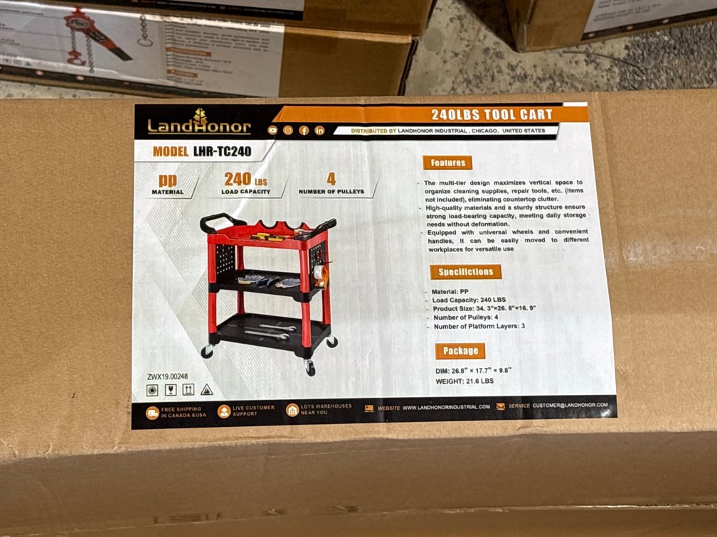TOOL CART & LADDER