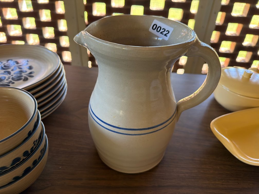 CERAMIC STONEWARE PITCHER