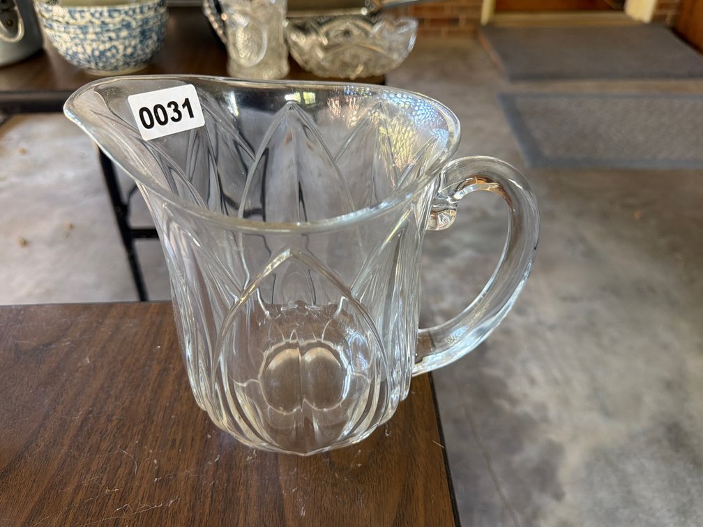 GLASS PITCHER
