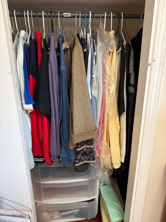 CONTENTS OF CLOSET